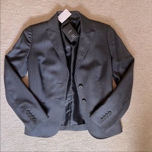 Pinstripe Suit Jacket